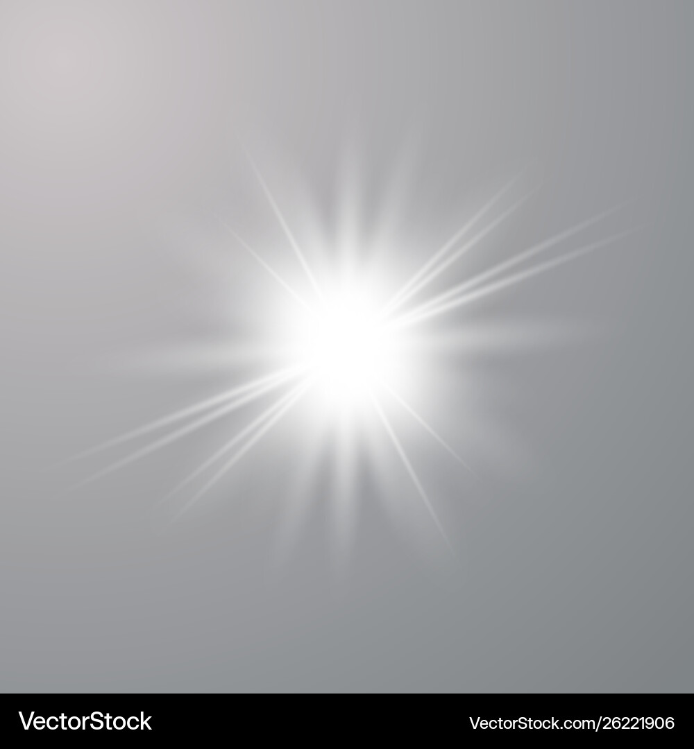 Glow light effect Royalty Free Vector Image - VectorStock