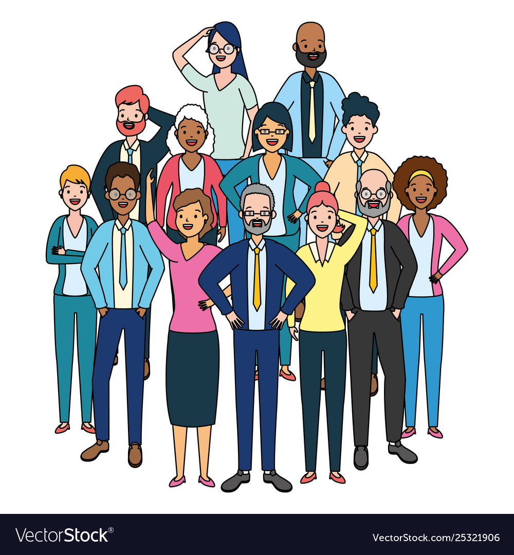 Совершенный vector 5. Карикатура группа людей. Векторные персонажи. Group character. Векторные люди средний класс.