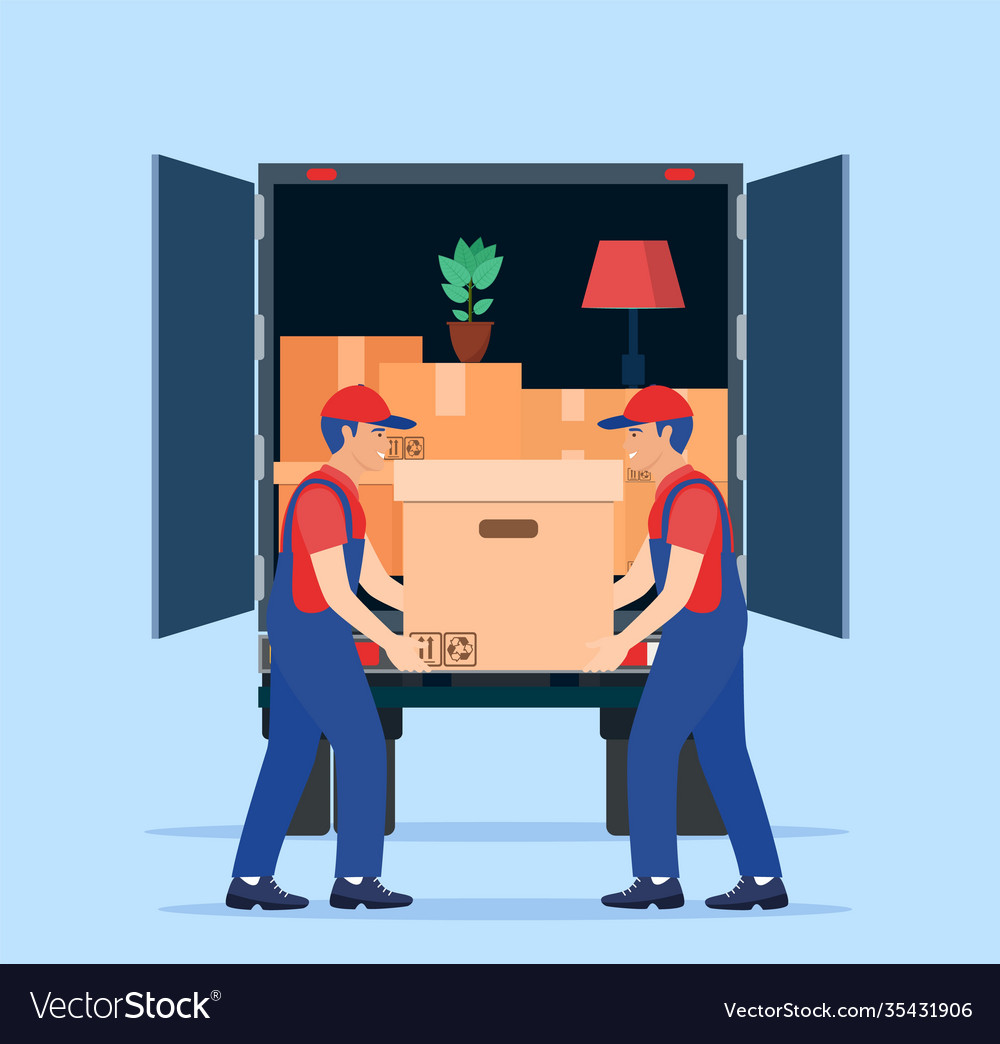 Truck for transportation goods Royalty Free Vector Image Truck for transportation goods Royalty Free Vector Image