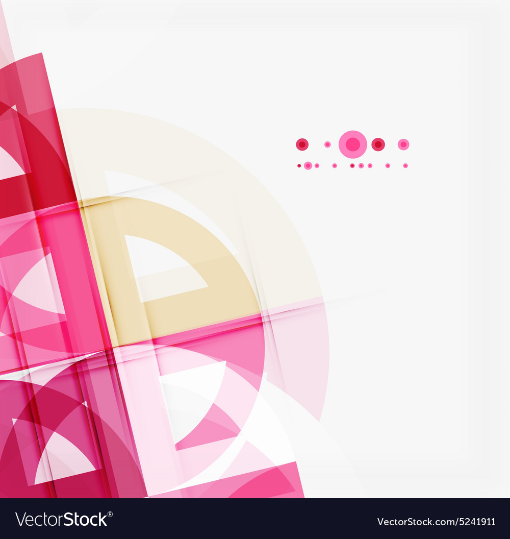 Semicircle triangle pattern Royalty Free Vector Image