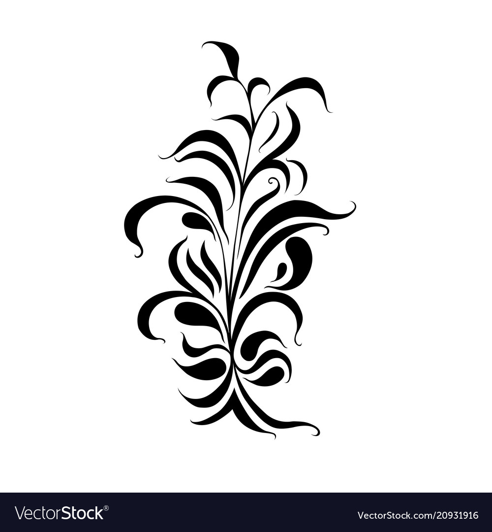 corner floral pattern vector