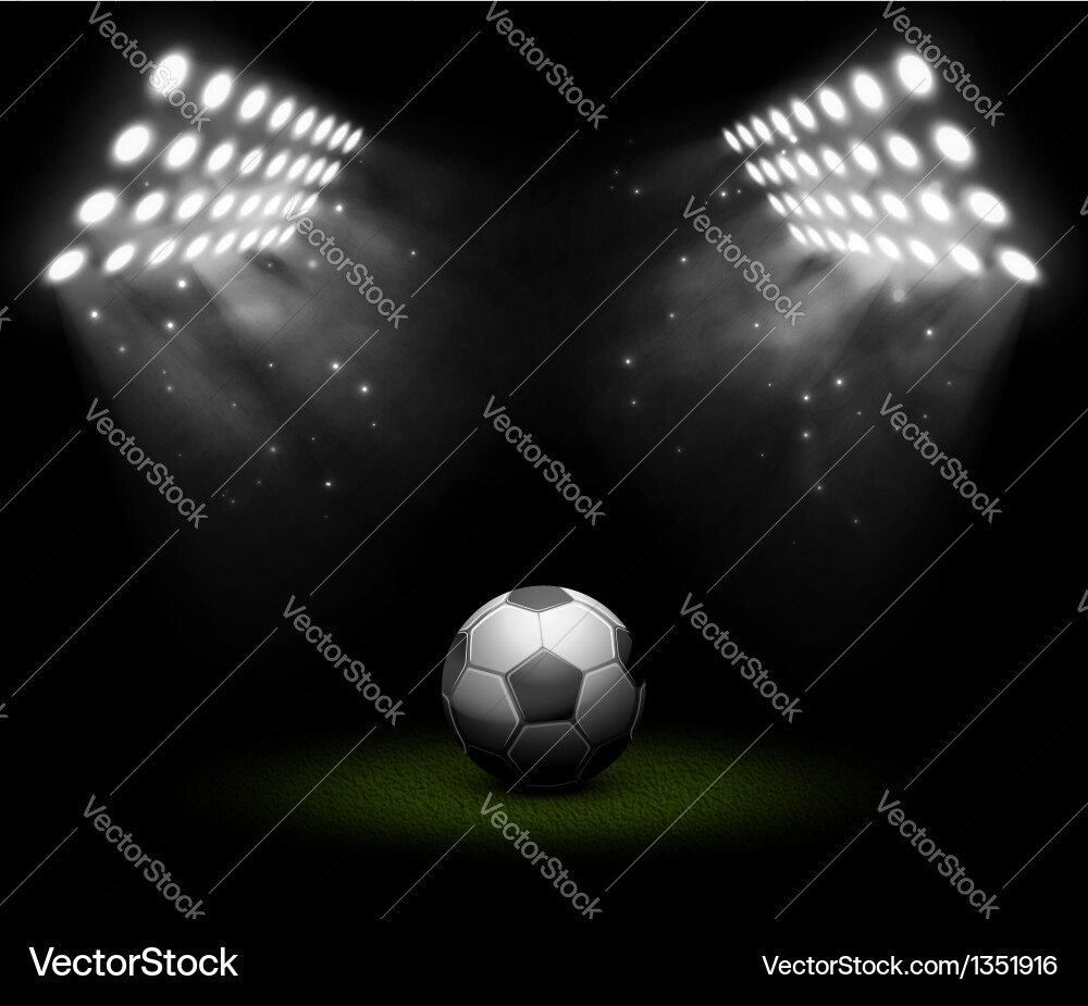 Soccer Ball Royalty Free Vector Image Vectorstock