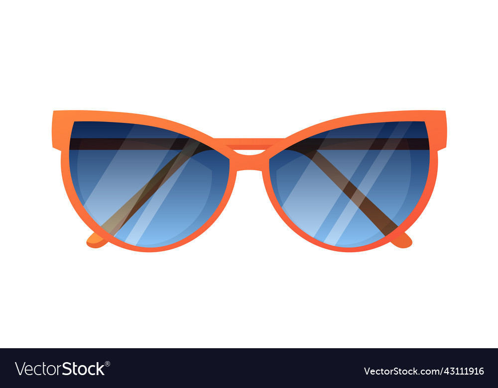 Sunglasses isolated on white background summer Vector Image