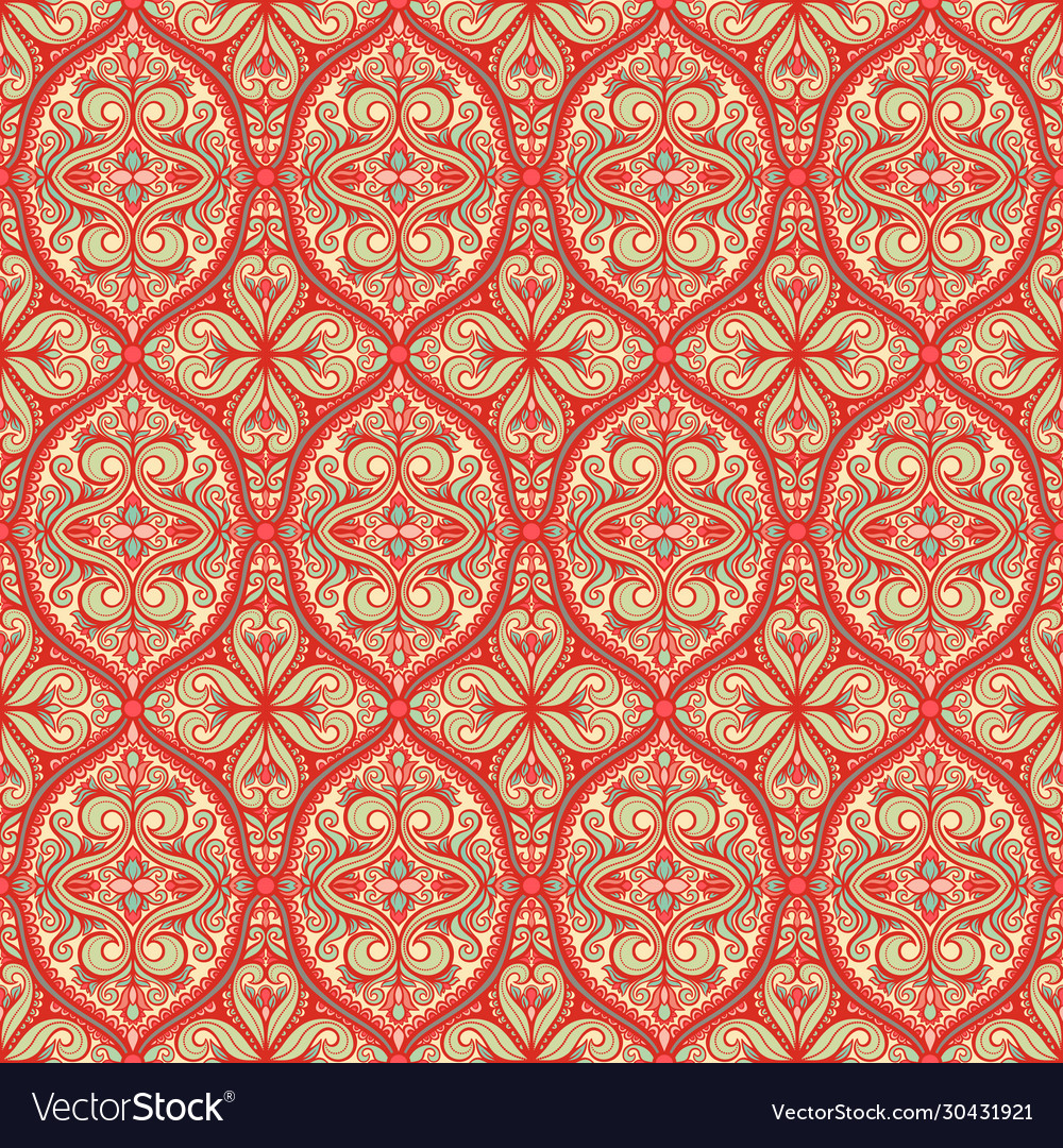 Beautiful orange pattern Royalty Free Vector Image