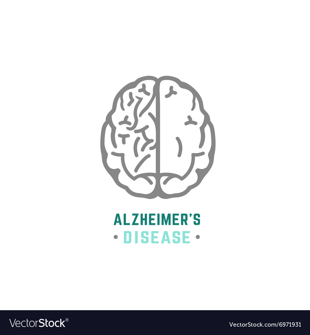 Alzheimers icon Royalty Free Vector Image - VectorStock