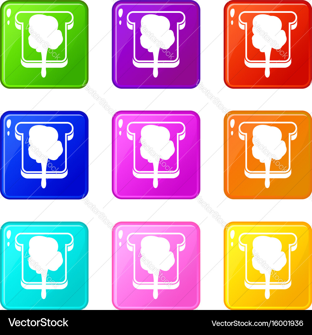 Bread set 9 Royalty Free Vector Image - VectorStock