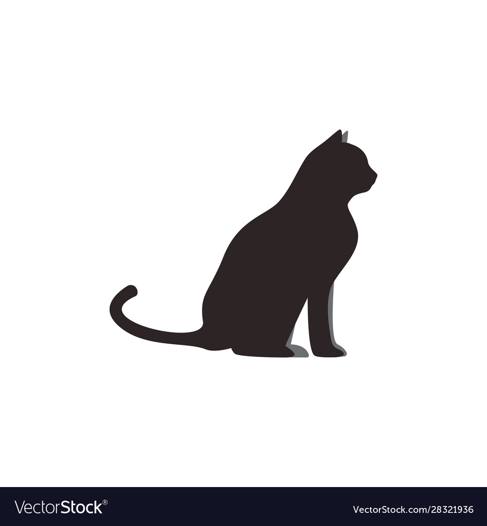 Cat animal icon design template isolated Vector Image