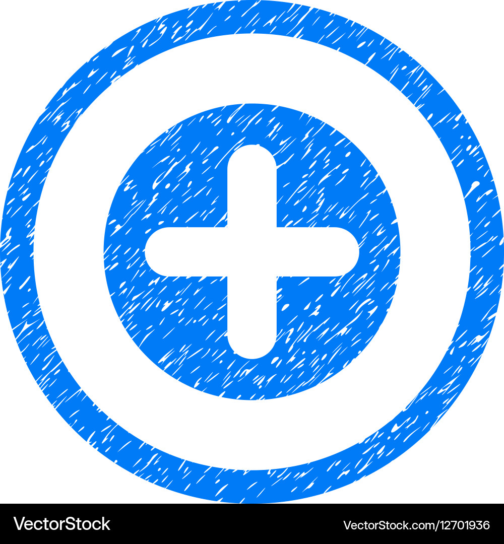 Create rounded icon rubber stamp Royalty Free Vector Image