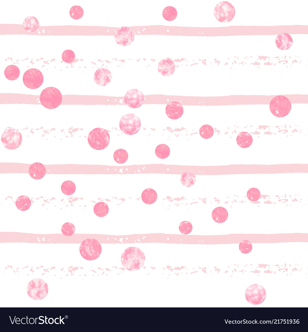 Gold glitter confetti with dots Royalty Free Vector Image