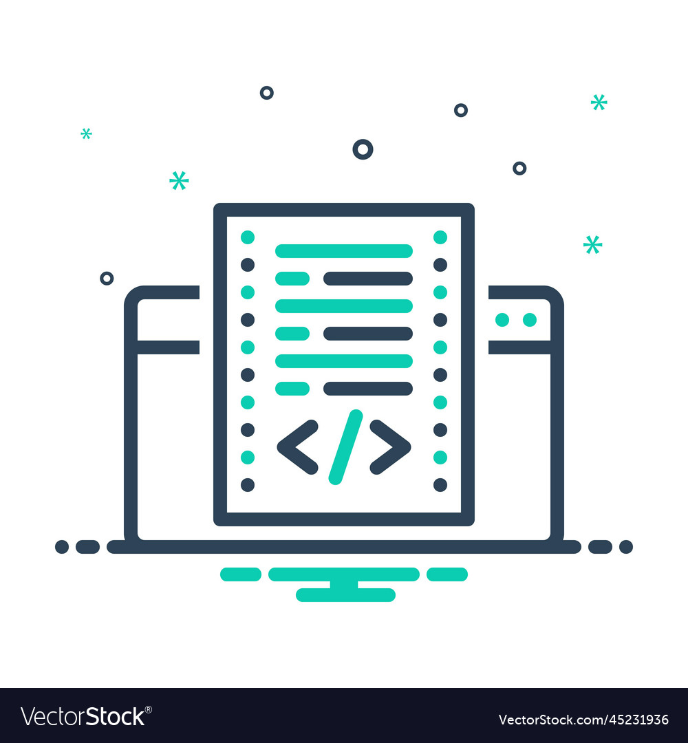 Scripting Royalty Free Vector Image - VectorStock