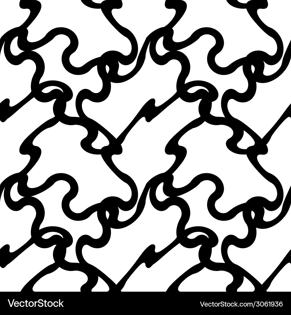 Seamless pattern abstract psychedelic art Vector Image