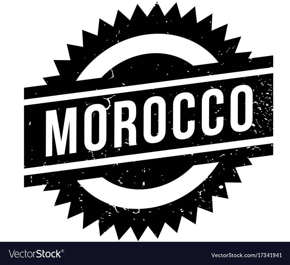 Morocco rubber stamp Royalty Free Vector Image