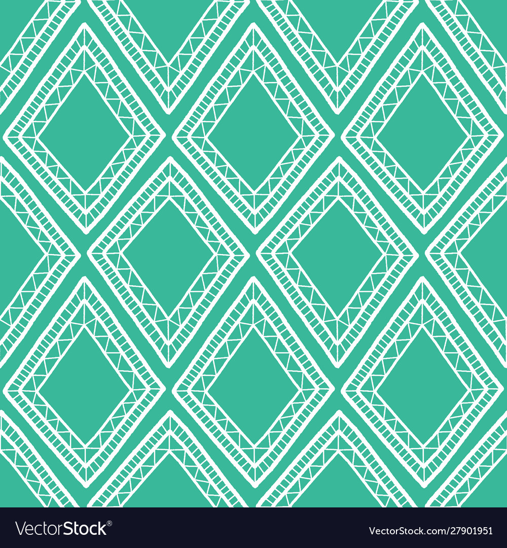 Abstract diamond seamless repeat pattern vector image