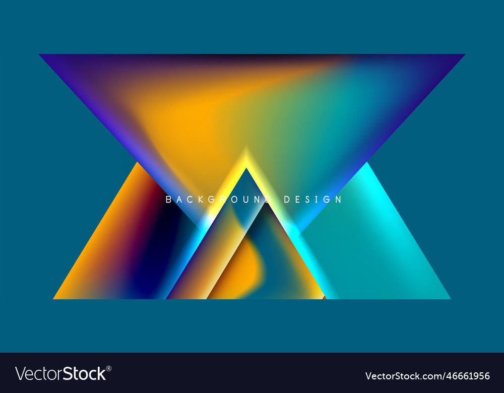 Abstract background with overlapping triangles Vector Image