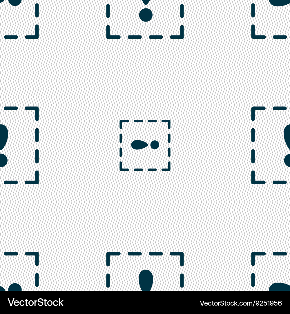 Exclamation point in a square icon sign Royalty Free Vector