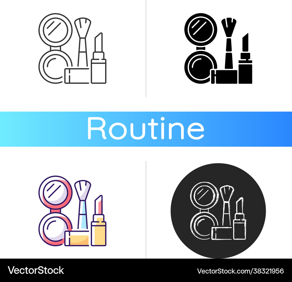 Makeup icon Royalty Free Vector Image - VectorStock