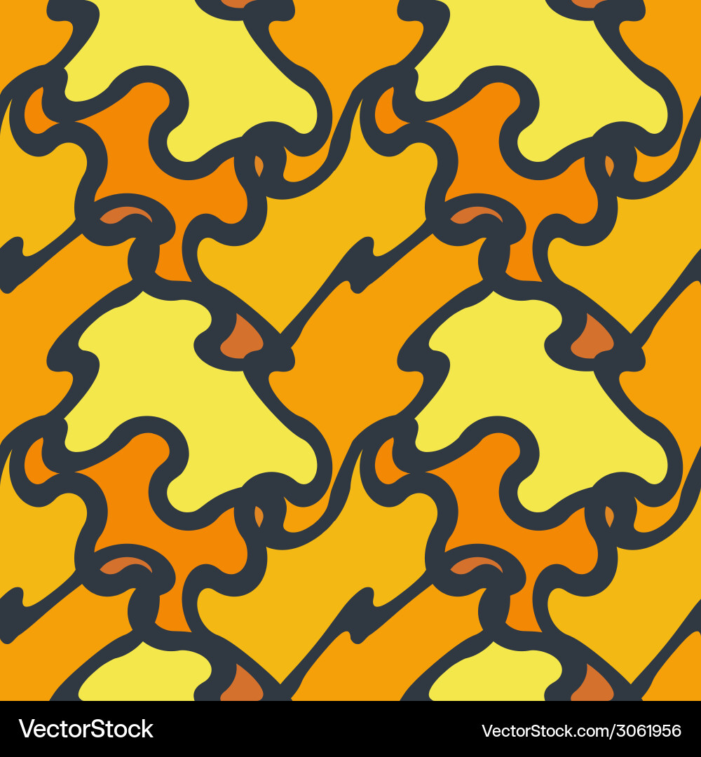 Seamless pattern abstract psychedelic art Vector Image