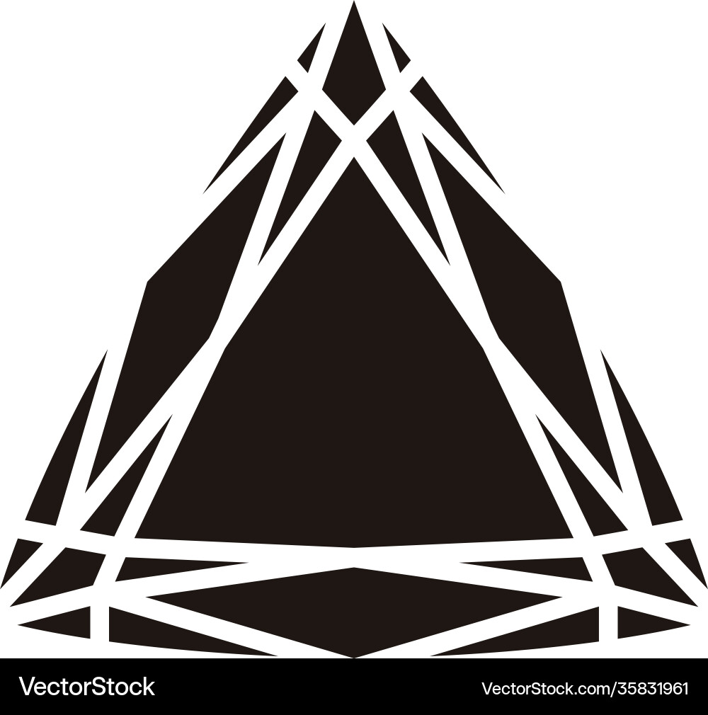 Diamond flat icon Royalty Free Vector Image - VectorStock