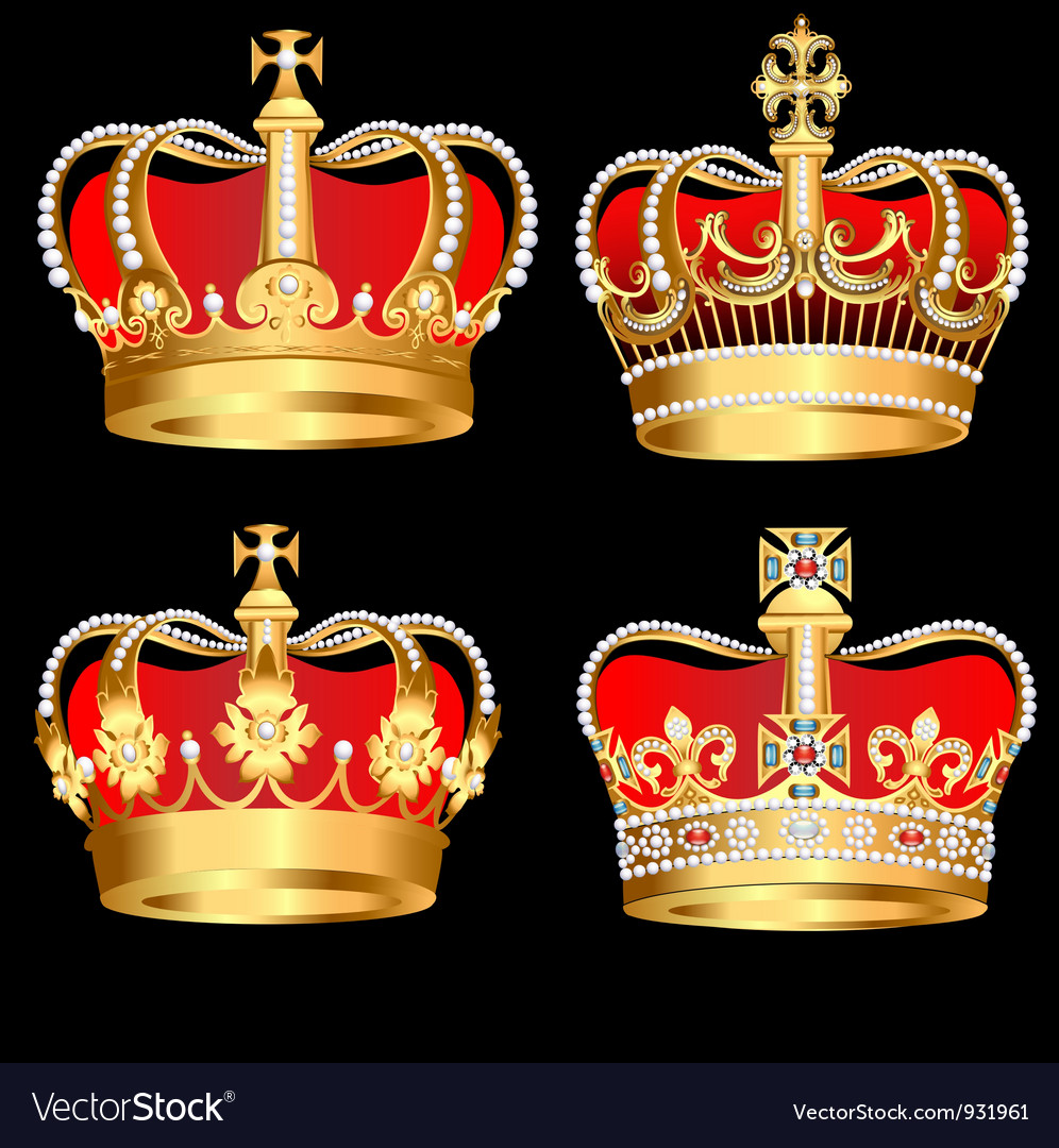 Royal crown Royalty Free Vector Image - VectorStock