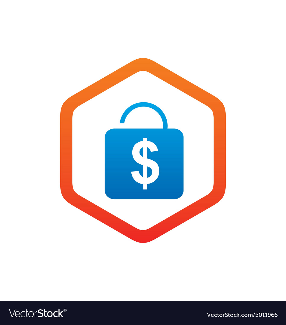 Dollar Sign Lock Saving Logo Royalty Free Vector Image Dollar Sign Lock Saving Logo Vector Image