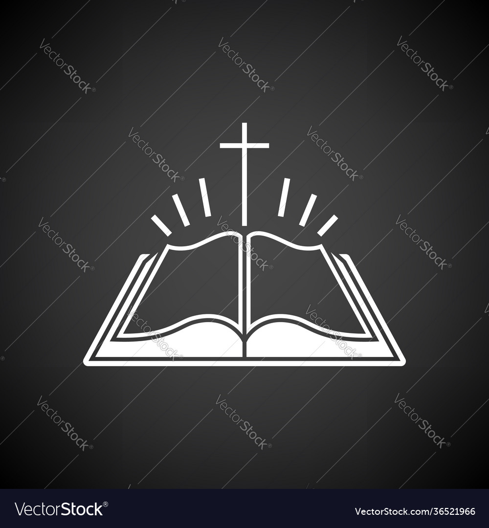 Holly bible icon Royalty Free Vector Image - VectorStock