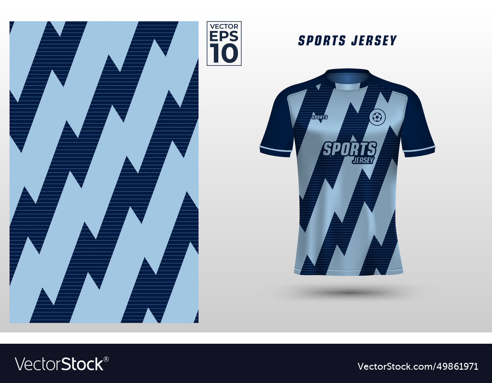 T-shirt sport design template for soccer jersey Vector Image