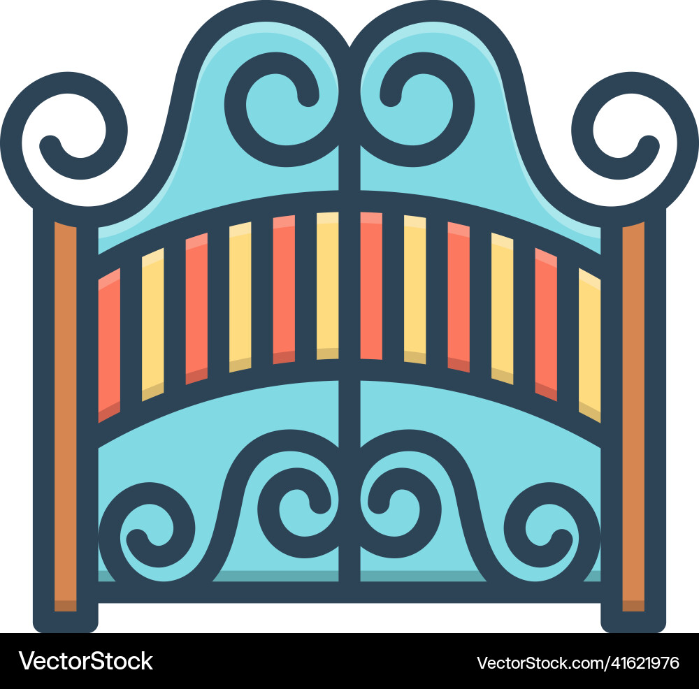 Simple Gate Vector Image Gates Royalty Free Vector Image - VectorStock