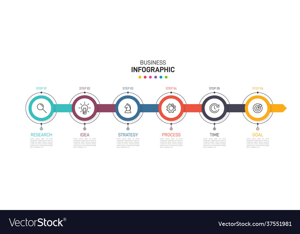 Infographic design with icons and 5 options Vector Image