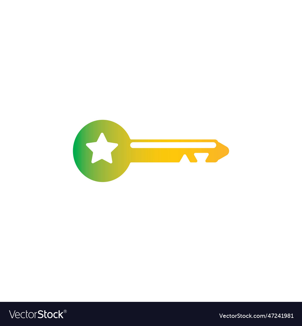 Key icon logo Royalty Free Vector Image - VectorStock