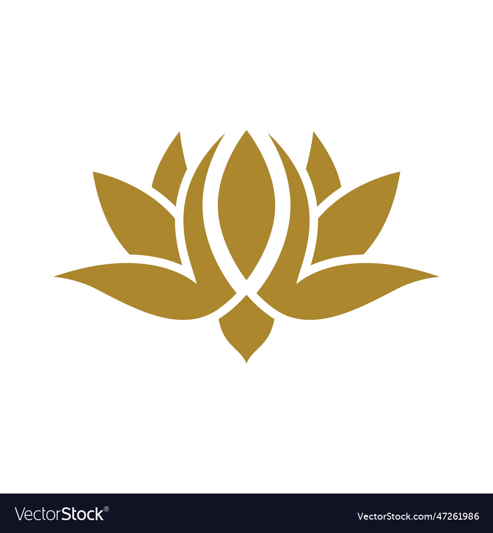 Beauty lotus logo images Royalty Free Vector Image