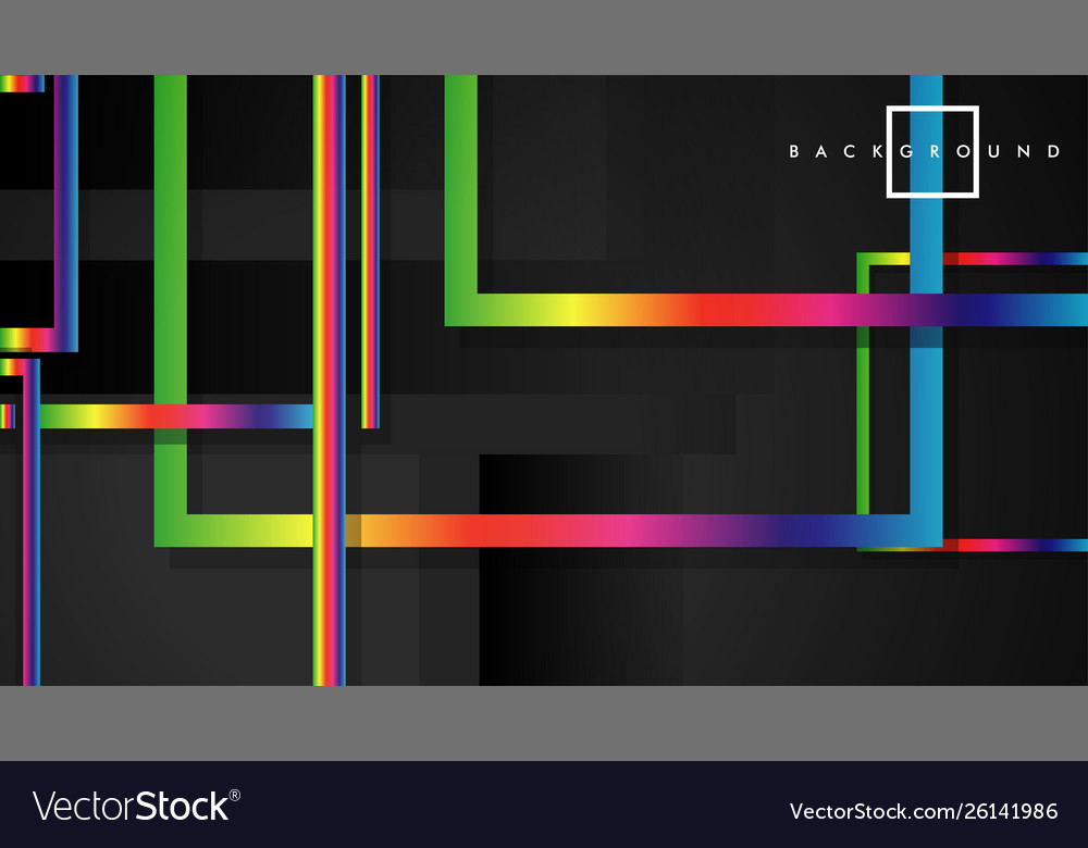 Modern abstract squares backgrounds with a black Vector Image