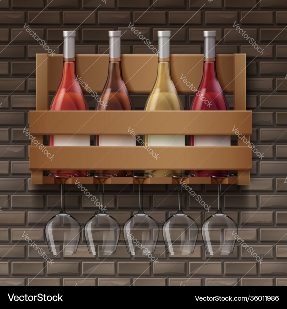 Set wine Royalty Free Vector Image - VectorStock