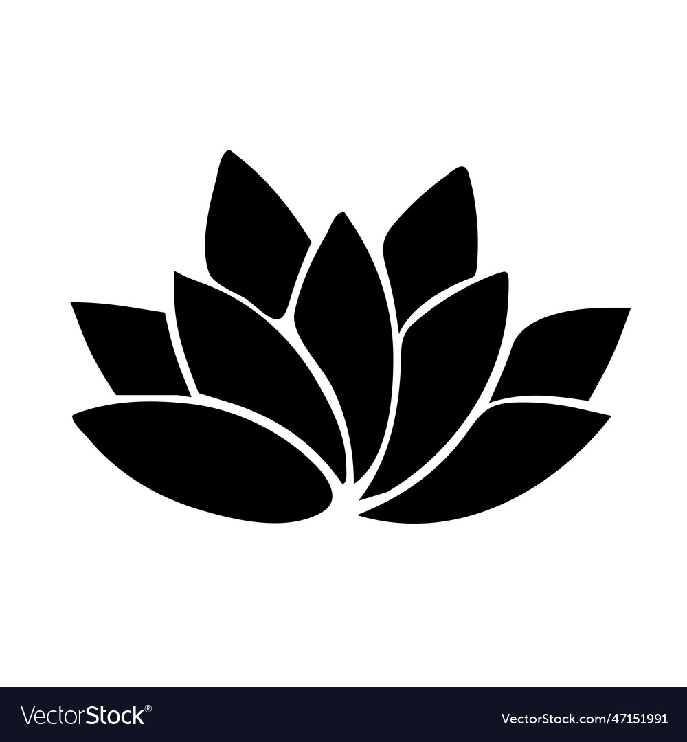 Lotus Flower Image Royalty Free Vector Image - Vectorstock