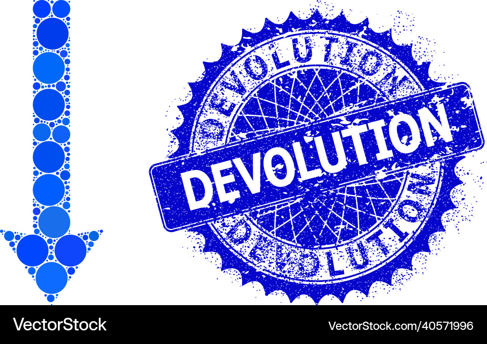 Send down composition of small circles Royalty Free Vector