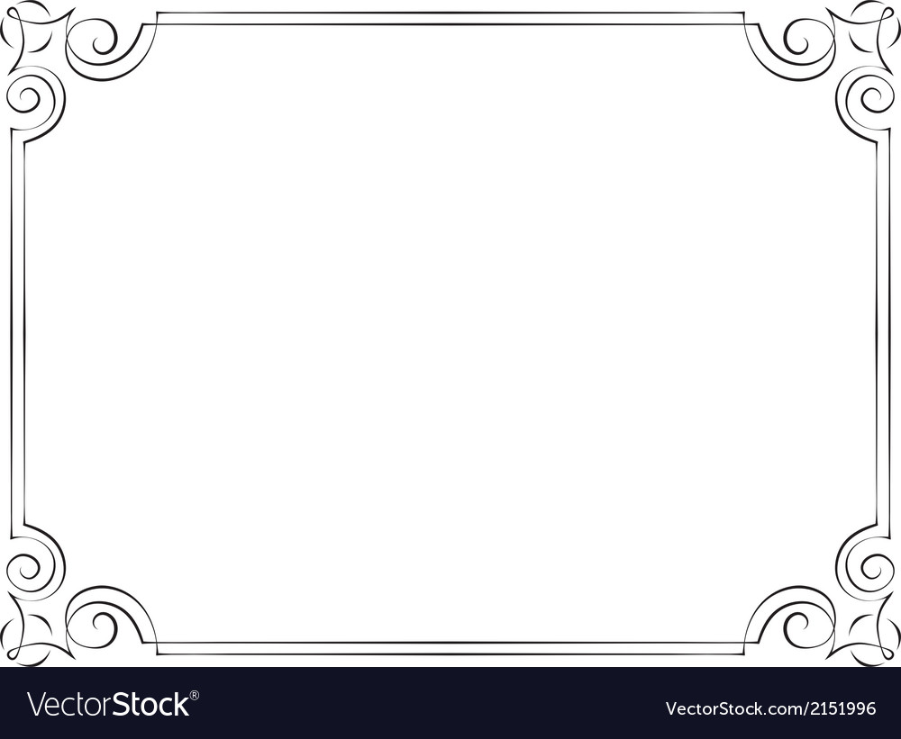 Download Vintage frame Royalty Free Vector Image - VectorStock