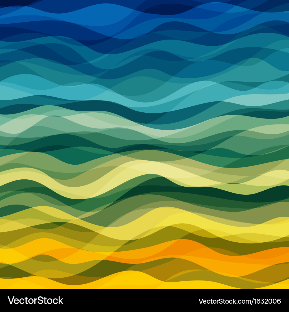 Abstract wavy background Royalty Free Vector Image