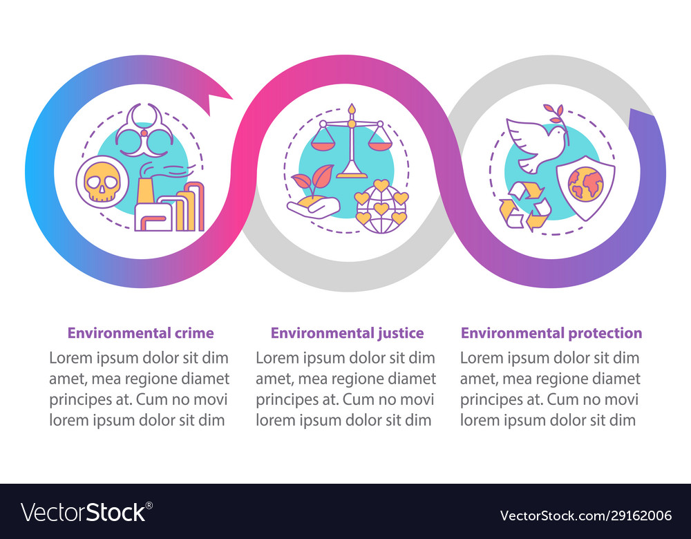 Environmental law infographic template business