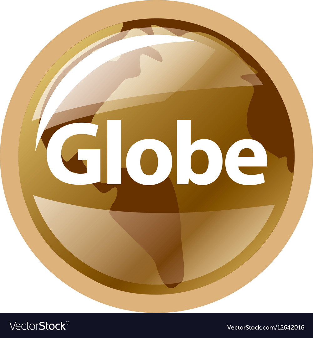 Abstract logo globe Royalty Free Vector Image - VectorStock