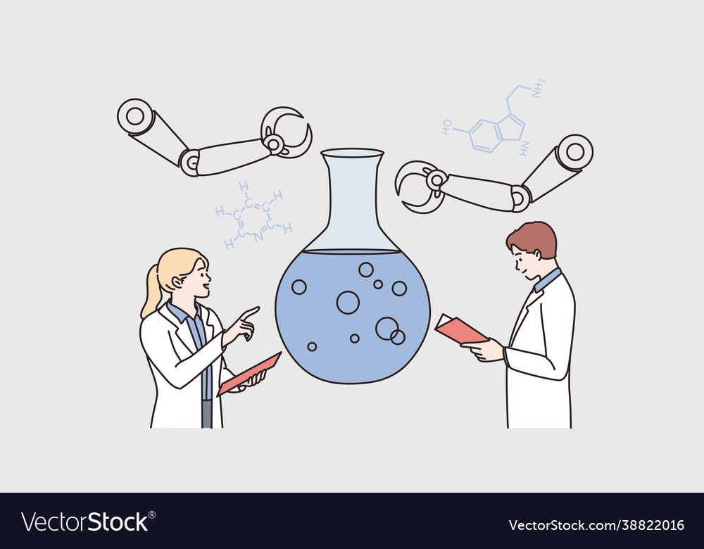 Laboratory research and science concept