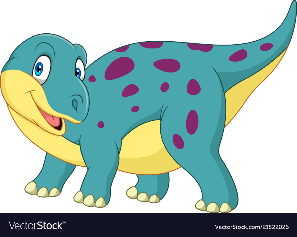 Happy Dinosaur Cartoon