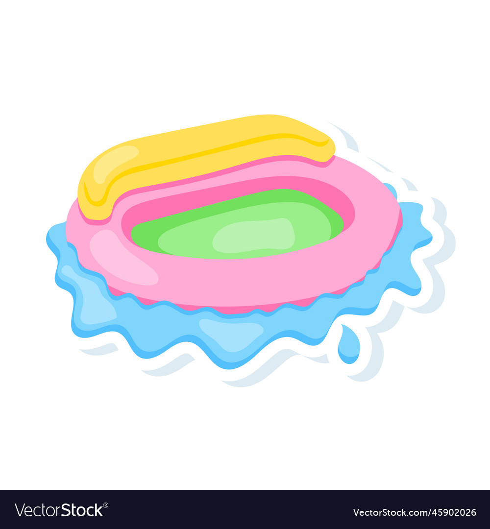 Rubber raft Royalty Free Vector Image - VectorStock