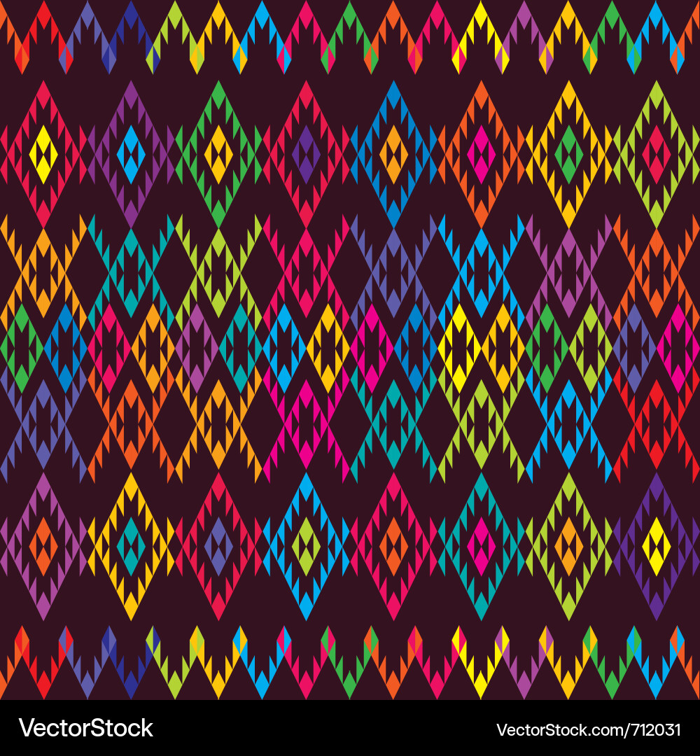 Ethnic colored carpet Royalty Free Vector Image