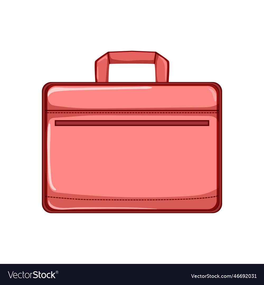 Travel laptop bag cartoon Royalty Free Vector Image