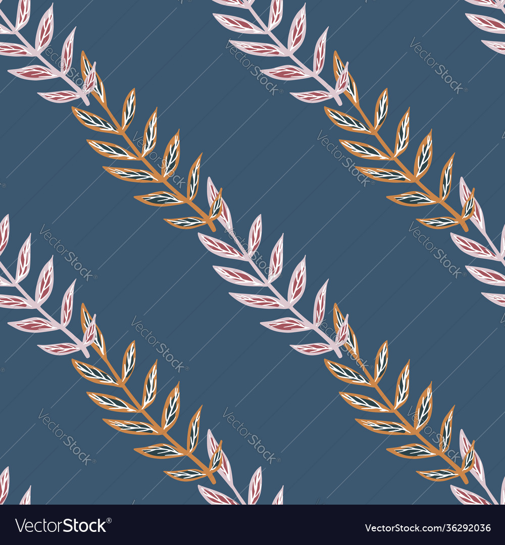 Pink colored seamless doodle pattern in hand Vector Image