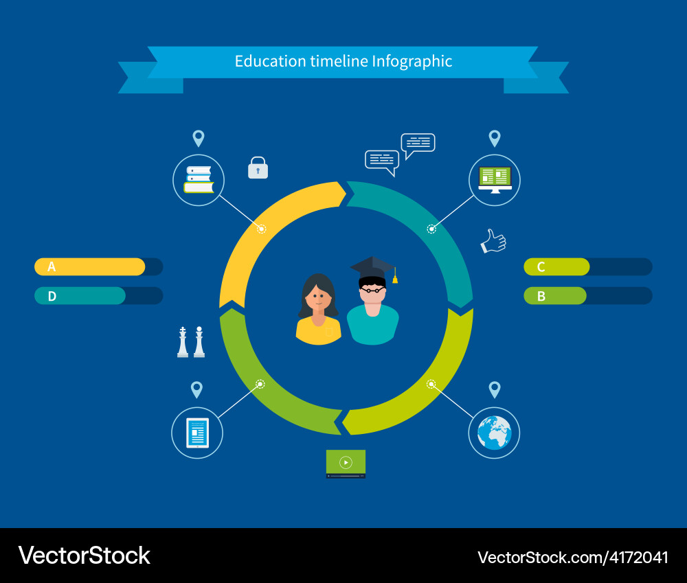 Icons set strategy Royalty Free Vector Image - VectorStock