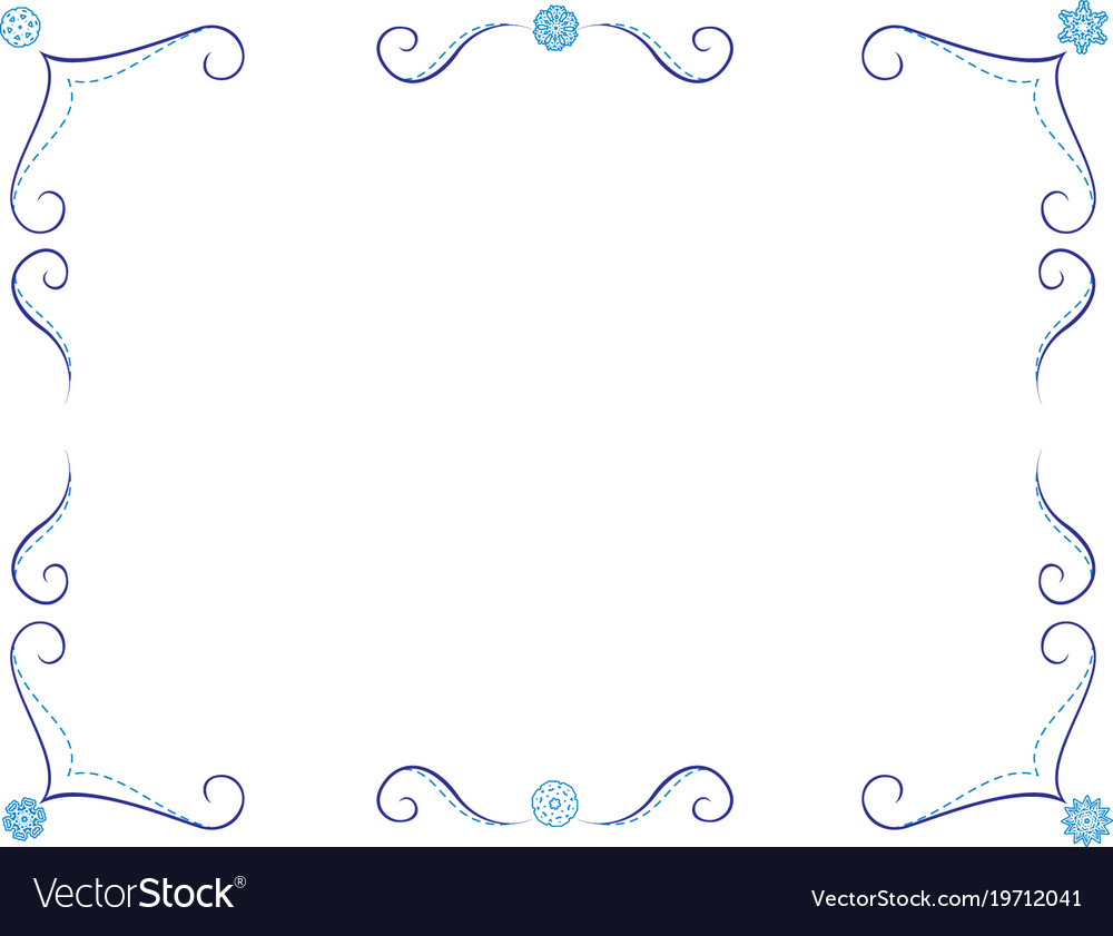 Snowflake border