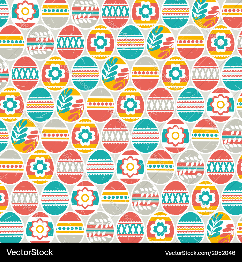 Background with easter eggs Royalty Free Vector Image