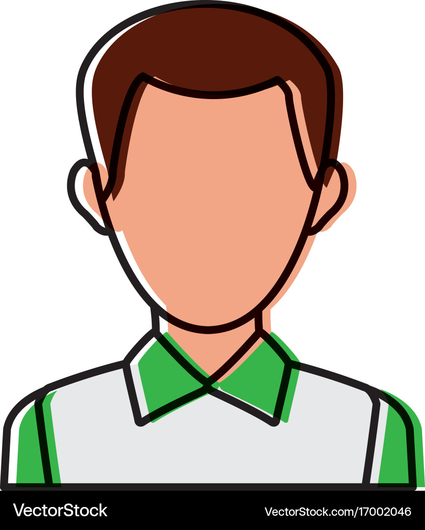 Male avatar profile picture employee work Vector Image