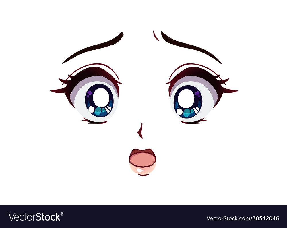 face expression scared fear  Anime expressions, Anime, Anime faces  expressions