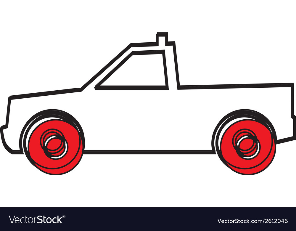 Simple car design Royalty Free Vector Image - VectorStock